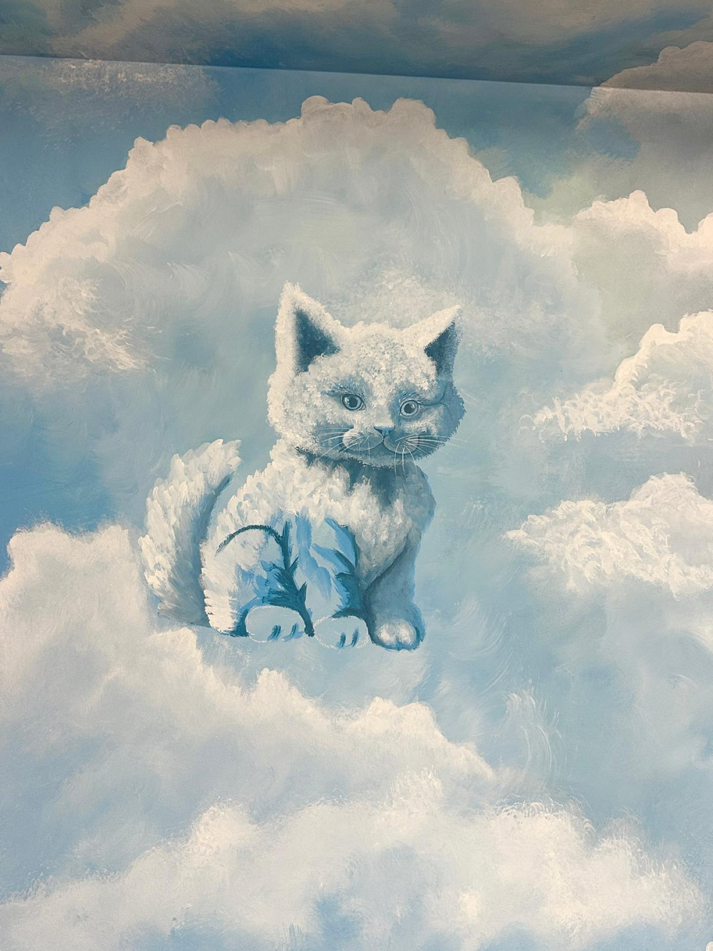 Finished cat cloud detail